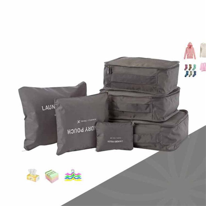 6 pcs travel organizer