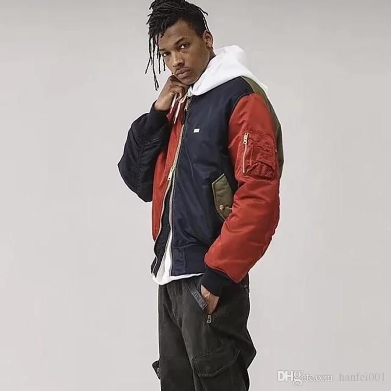 19FW KITH X Alpha Industries MA1 Bomber Thick Jackets Oversized ...