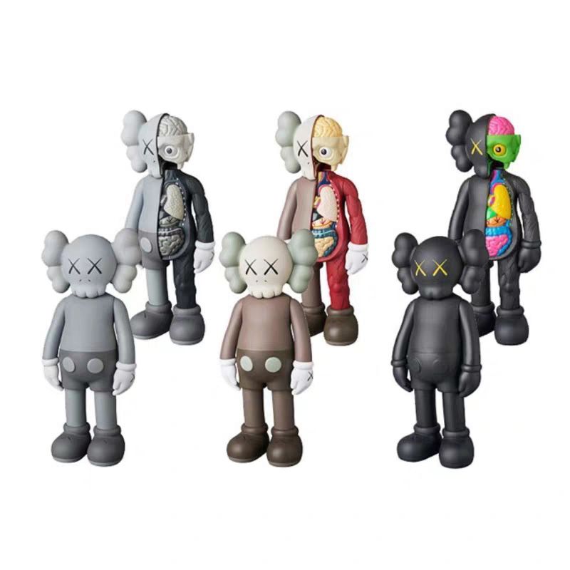 HOT 20CM 0.3KG Originalfake KAWS Dissected Companion Figure With