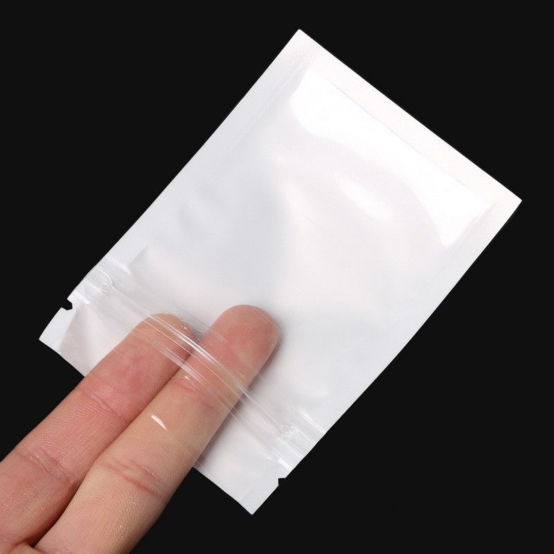 2020 White/Clear Self Seal Zipper Plastic Bag Retail Jewelry Packaging ...