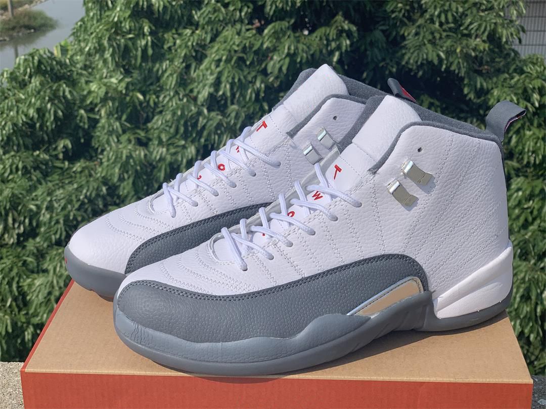 white and grey 12s mens