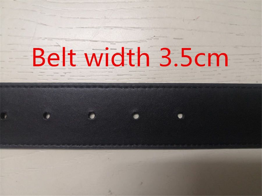 3,5 cm Gürtel + weißer Kasten