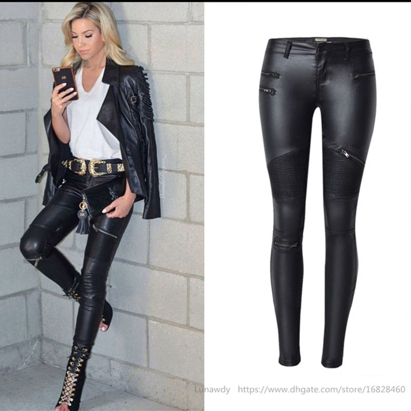 leather skinny jeans