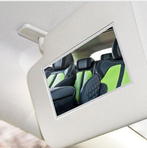 BIlinli Specchio per Parasole per Auto Specchio per Trucco per Auto in Acciaio Inossidabile