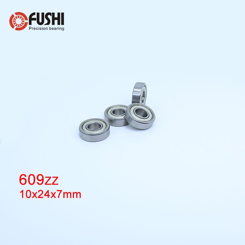 Size : 609 10 RS 4 PCS Rodamientos de bolas radiales 609/10 609-10 Z ZZ Chrome rodamiento de acero ABEC-1 10x24x7 mm miniatura Rodamientos de bolas 609/10 RS 2RS Teniendo 609/609 / 10ZZ 10RS 