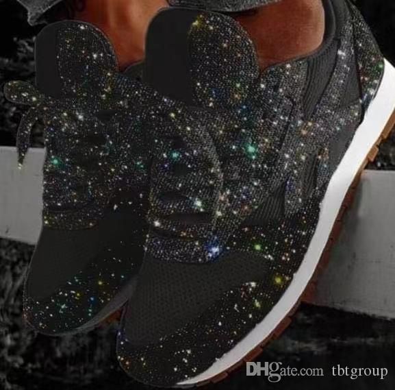 platform sparkly sneakers
