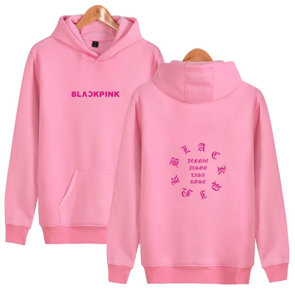 korean pink hoodie
