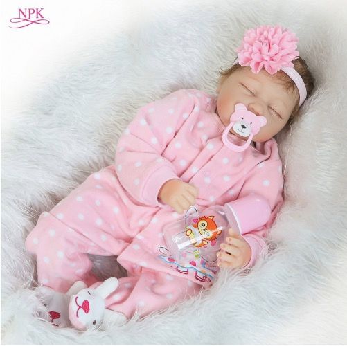 bébé reborn fille en silicone
