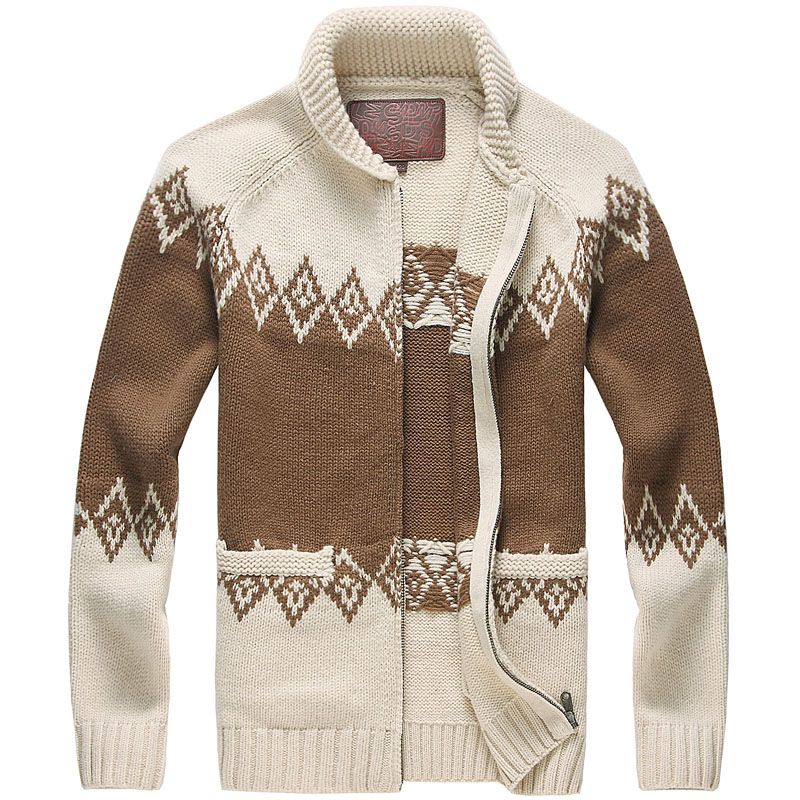 men's acrylic cardigans