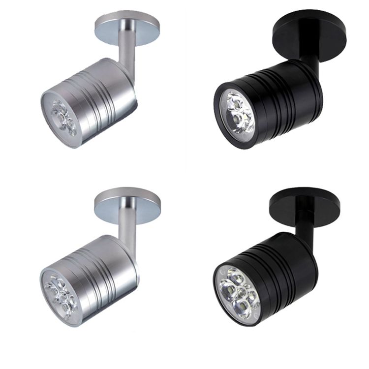 Mini Vertical Spotlight Jewelry Light Set 5W , 6000K White, Surface