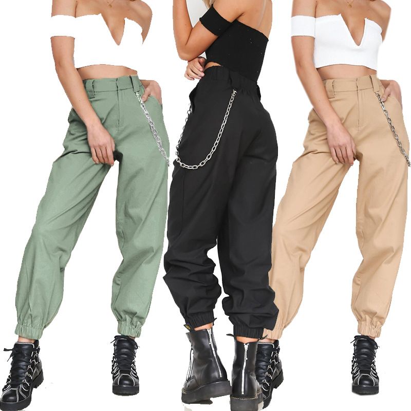 Compra Nuevo Pantalón Personal Para Mujer Pure Sports Ocio Y Pantalones  Haren Cadena De Pantalón Ancho Pantalones De Mujer Pantalones Capris Barato  | Entrega Rápida Y Calidad | Es.Dhgate