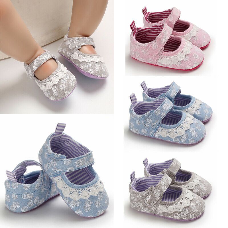 baby girl crib sneakers