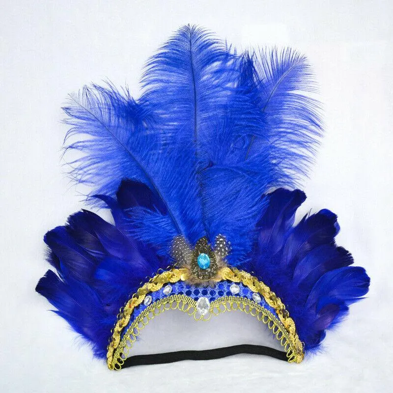 Set De Accesorios Arcoíris Para Carnaval – Diadema De Plumas, Calcetines Y Guantes Sin Dedos | Look Lleno De Color Para Fiestas Y Eventos