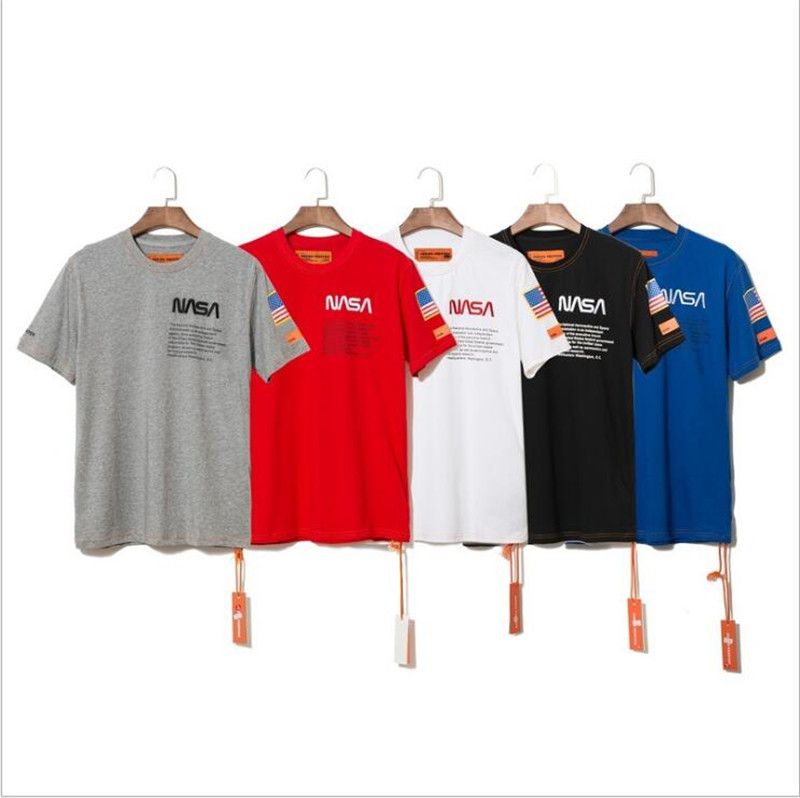 Compra Marca Moda NASA Camiseta Verano Casual Unisex Marca Ropa Deportiva  Camiseta De Manga Corta Algodón Puro Alta Calidad Barato | Entrega Rápida Y  Calidad | Es.Dhgate