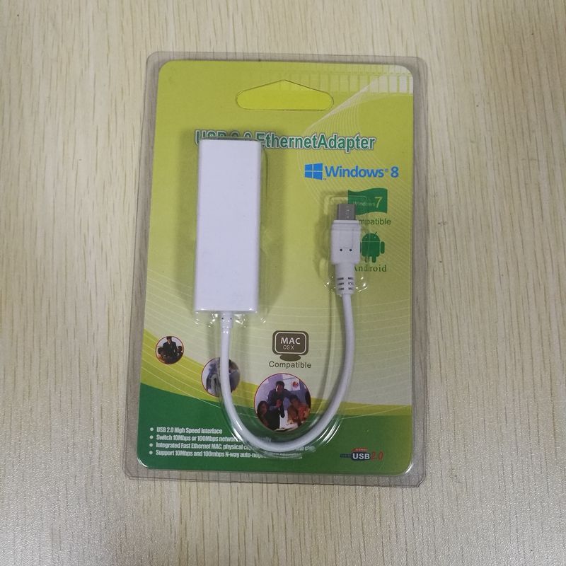 Micro USB 2.0 Male to RJ45 Jack Port Lan Card 10//100Mbps Ethernet Network Cable