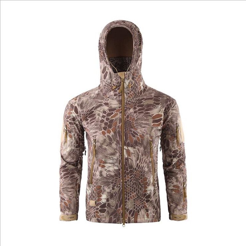 Compra Ejército Camuflaje Abrigo Chaqueta Impermeable Cortavientos Impermeable  Caza Ropa Hombres Ejército Hombres Ropa Exterior Chaquetas Y Abrigos Barato  | Entrega Rápida Y Calidad | Es.Dhgate