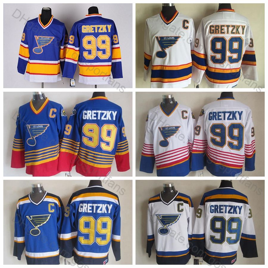 wayne gretzky blues jersey