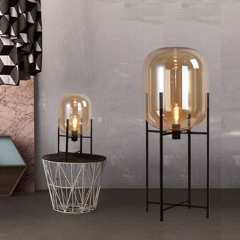 modern glass floor lamps