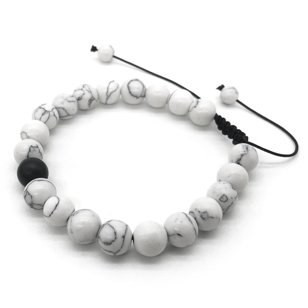 2 Piezasjuegos De Pulseras De Distancia Clásica Piedra De Y 2 Piezasjuegos De Pulseras De Distancia Clásica Piedra De Y