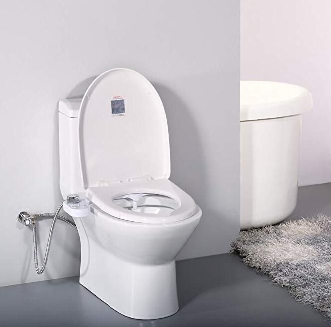 New Bidet Fresh Water Spray Mechanical Bidet Toilet Seat Attachment Non-Electric