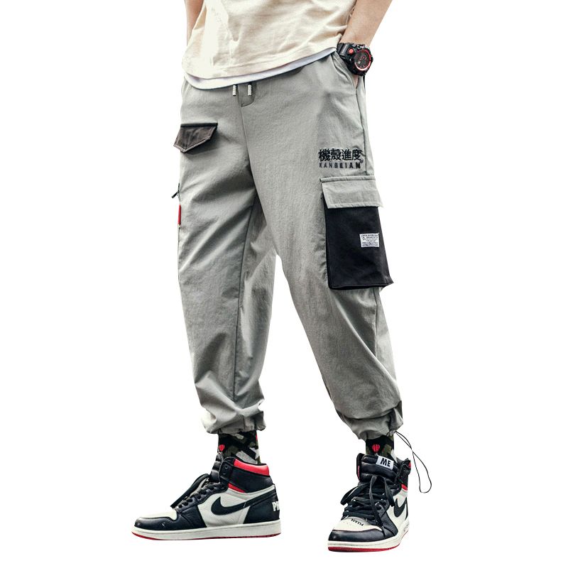 cargo pants with elastic bottom