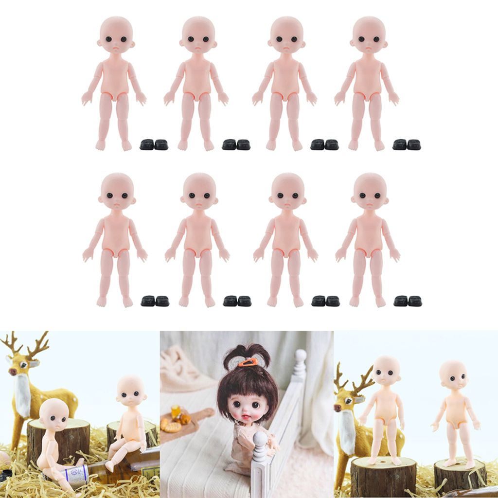 6inch Flexible 1//12 BJD Doll Body Princess DIY Replacements Birthday Gift Toy