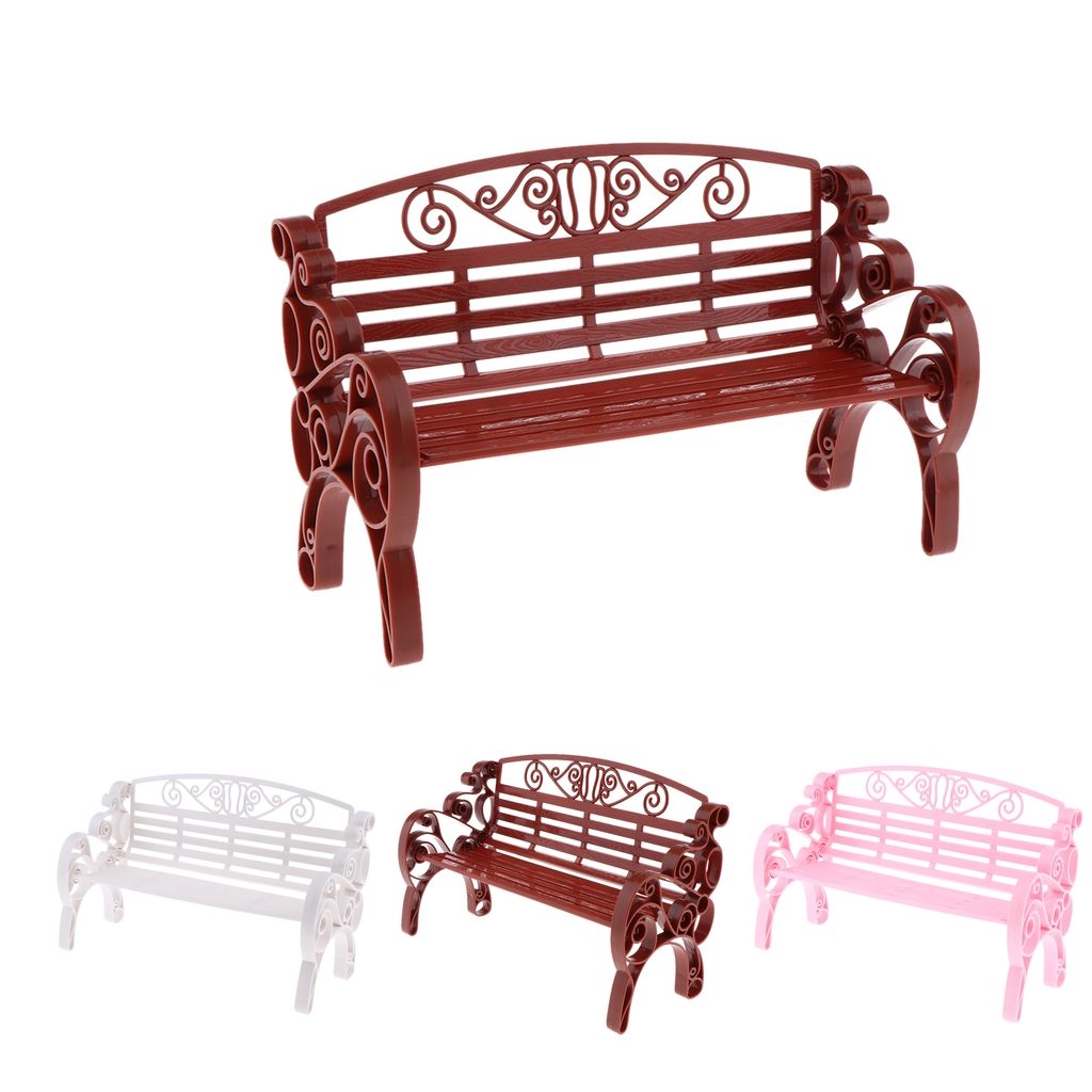 dollhouse park bench