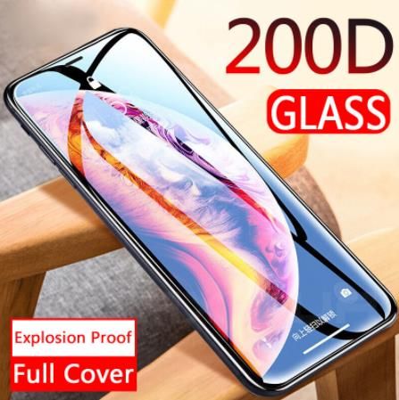 200D Curved Full Cover Protective Glass On The For IPhone 6 6S 7 8 Plus