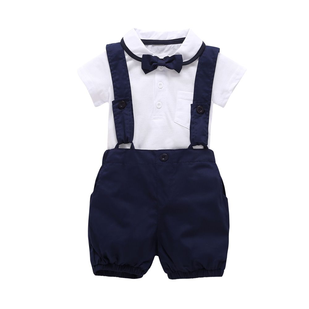 New Arrival European Style Newborn Baby Boy Girl ClothesThree Piece Suit Cap+Tro
