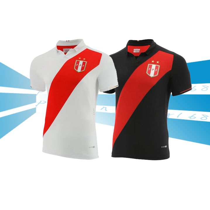 peru soccer jersey black