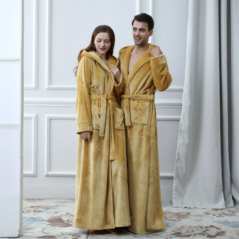 long warm dressing gown