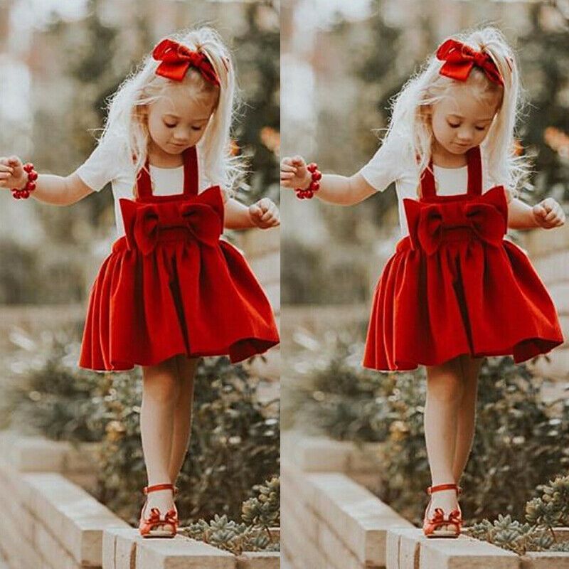 baby girl red bow