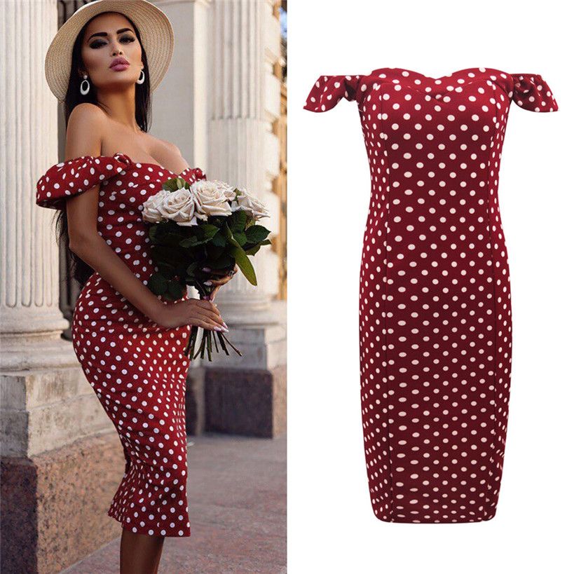 polka dots dress online