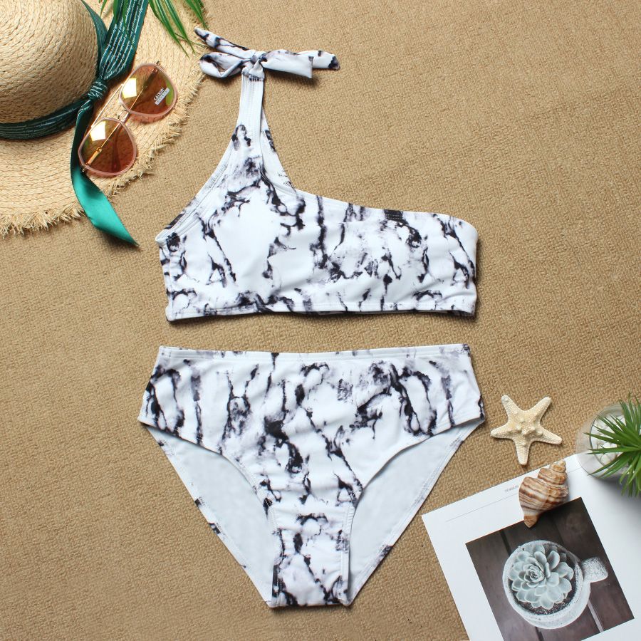 marble bathing suit