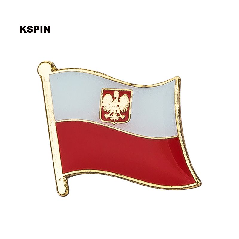 Satin Al Polonya Bayragi Yaka Pin Bayrak Rozeti Yaka Igneler