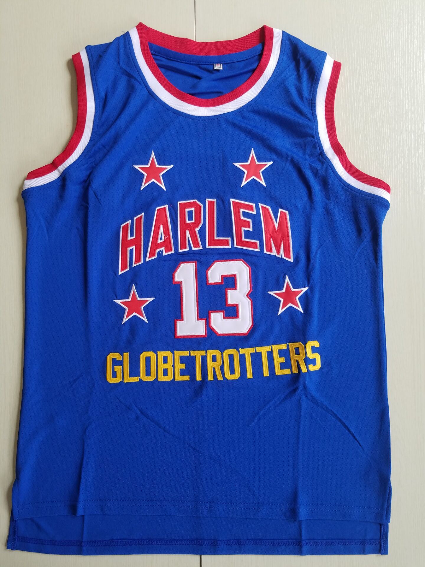 13 Chamberlain Harlem Globetrotters De Baloncesto Barata Vintage Azul Wilt Chamberlain Bordado De Baloncesto Camisa S 2XL De 17,39 € |