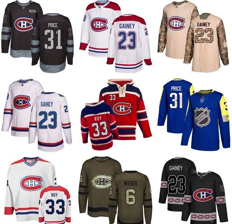 custom montreal canadiens jersey