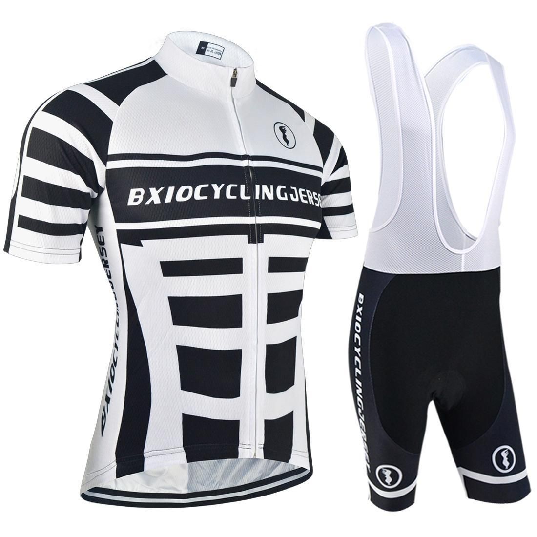 Men Cycling Clothing Sets Road Bike Jersey Padded Bicycle Shorts Biker Uniforms