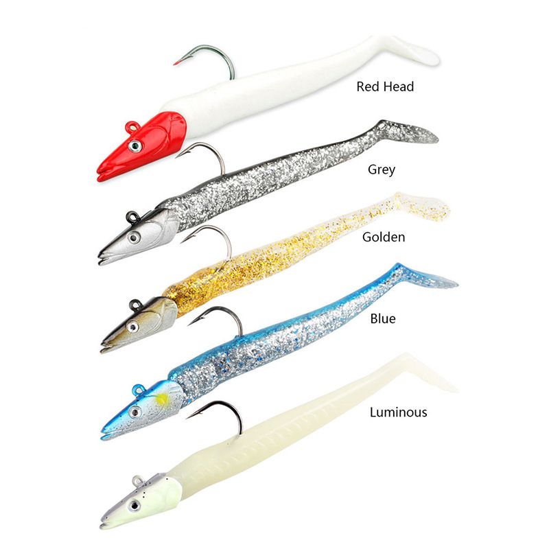 Soft Silica gel Fishing Lure Bass Eel Artificial Lure Fishing Tackle Bait