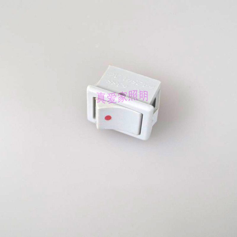 compre interruptor cuadrado redondo pequena rocker blanco negro 220v mini interruptor para stands exhibicion diy lampara de mesa a 0 14 del