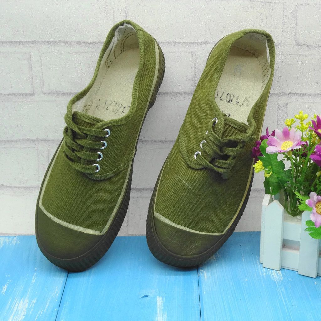 sapato verde militar