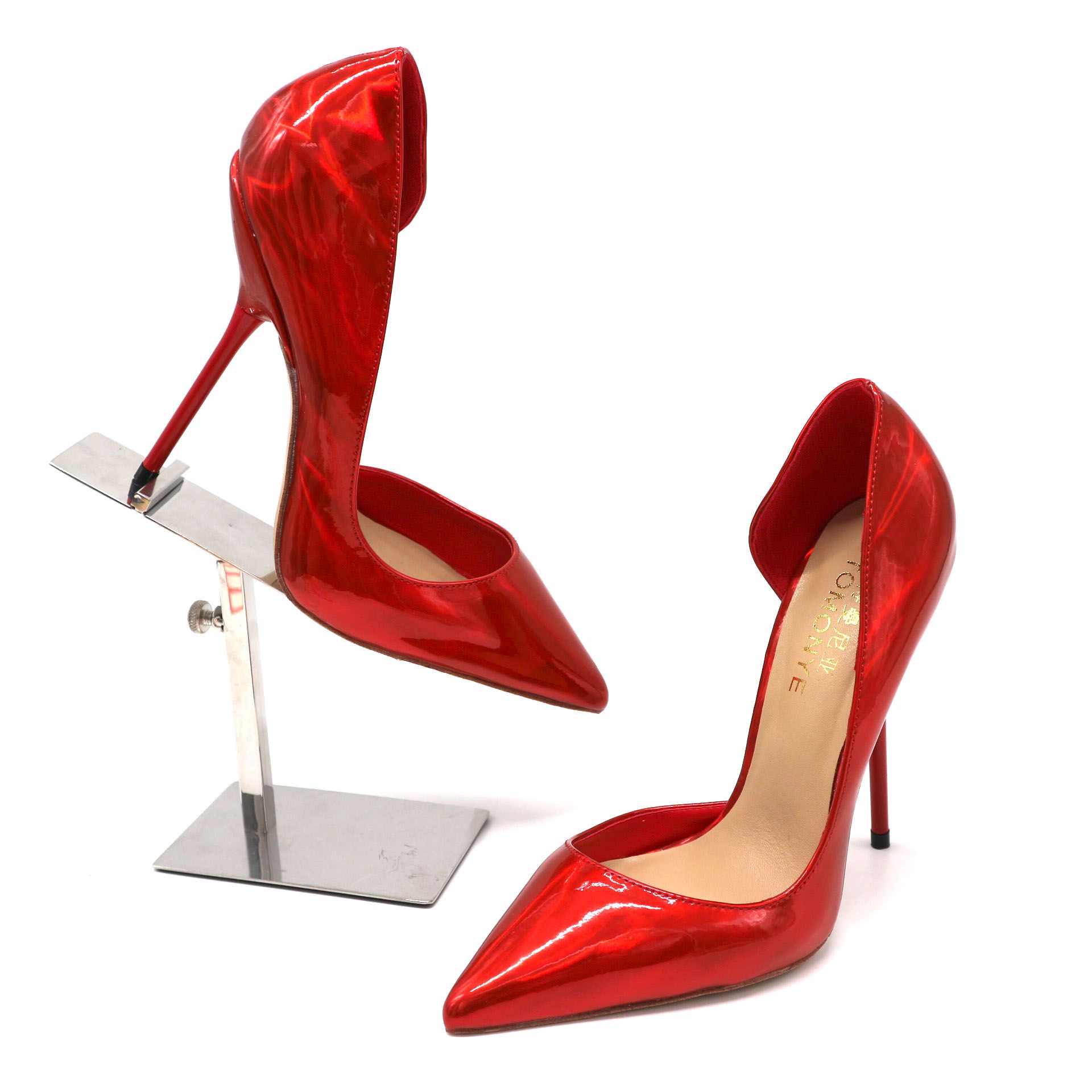 2020 New Style Electro Optic Red Patent Casual Designer