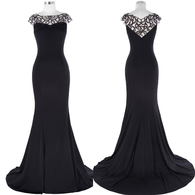plus size evening gown with train