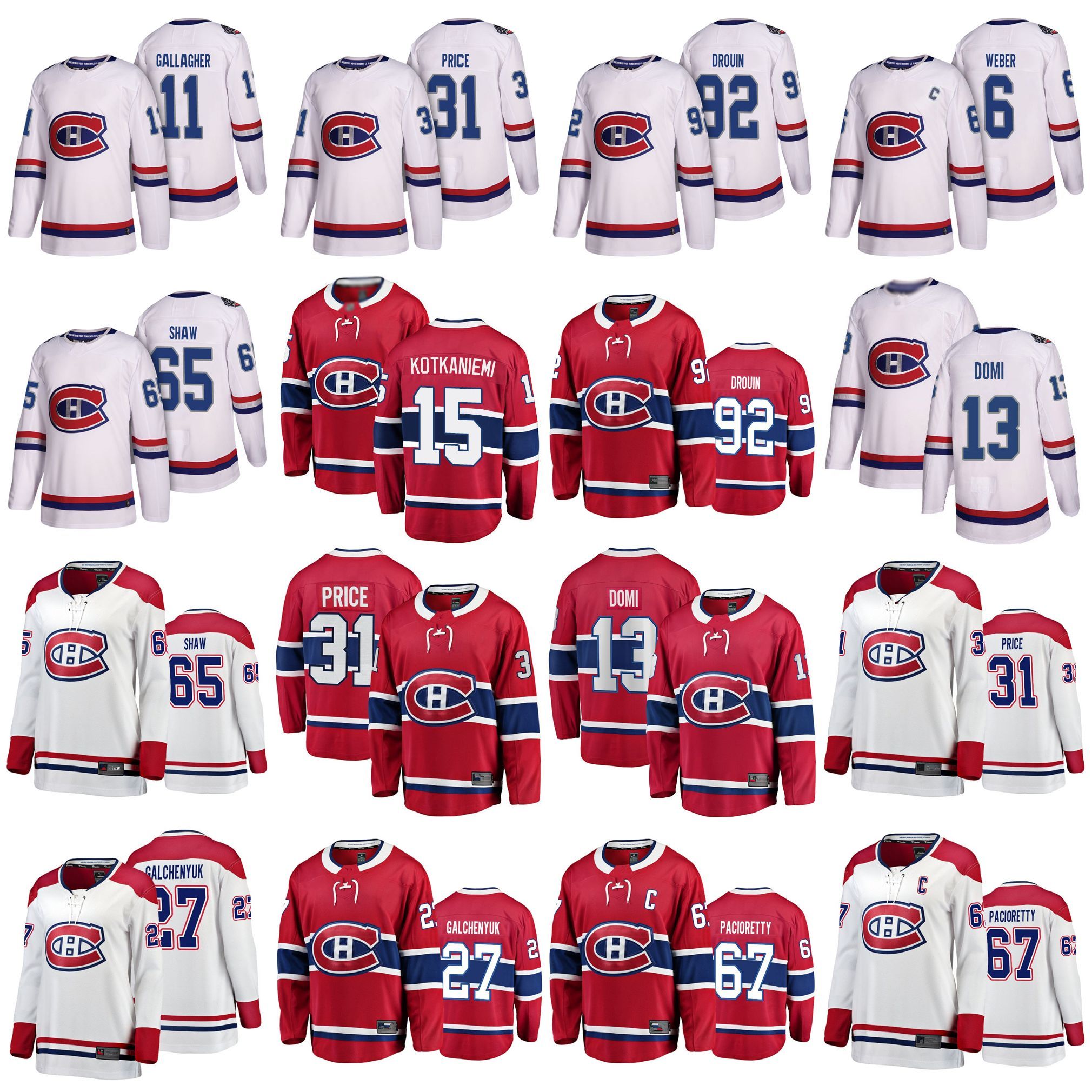 montreal canadiens gallagher jersey