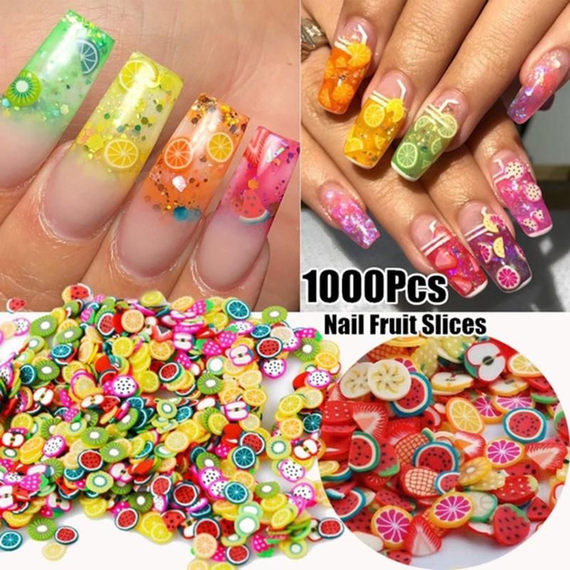 1:12 Maßstab 50 Frucht /& Gemüse Fimo Stock Nail Art Scheiben Tumdee Puppenhaus C