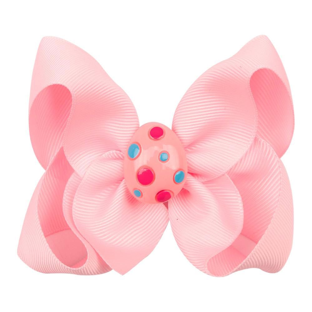 easter egg bright bow girl hair accessories clip small
