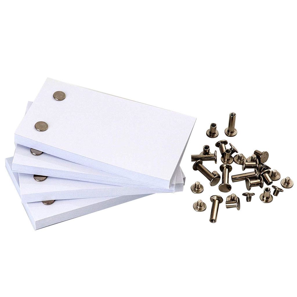 Blank Flip Book Paper With Holes 4X60 Sheets Flipbook Animation Paper With  2 Sizes Of Binding Screws Flippable Paper JS From Qiananshopping, $15.83