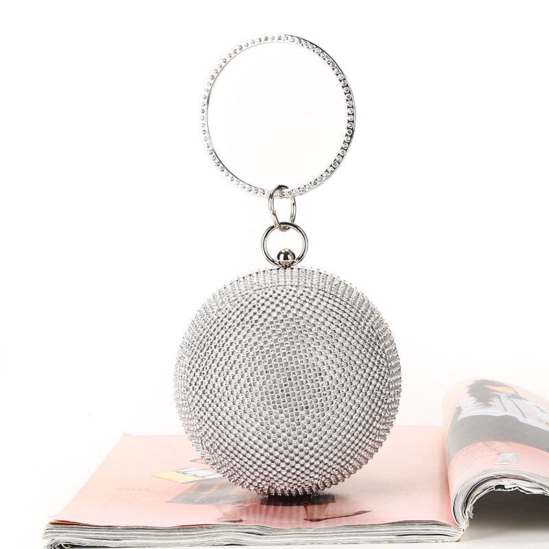 spherical clutch bag