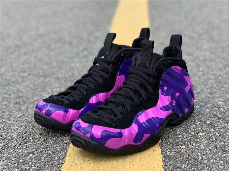 camo purple foams