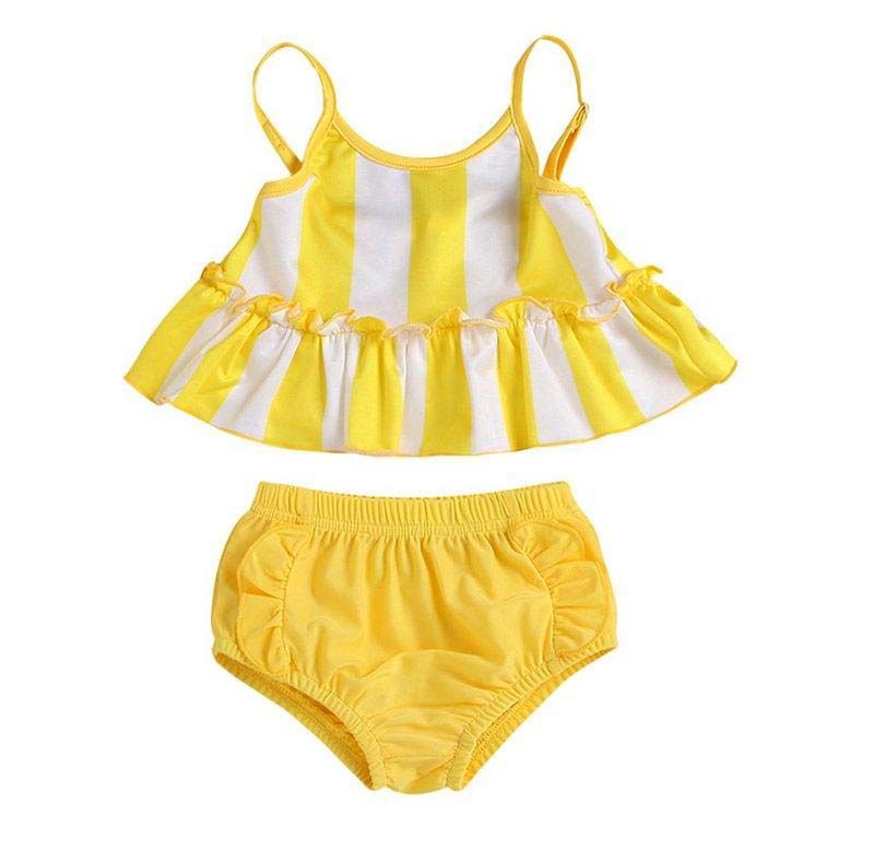 baby yellow bikini